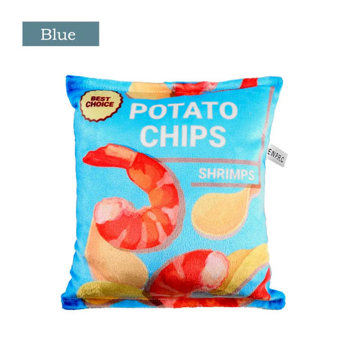 Crisps Plush Squeaky Chew Toy