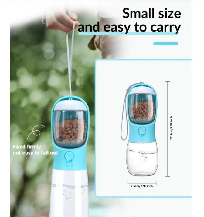 Portable Dog Water Bottle Combo